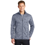 Sport-Tek® Men's PosiCharge® Electric Heather Soft Shell Jacket