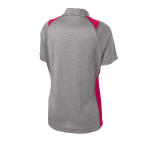 Sport-Tek Women's Heather Colorblock Contender Polo.