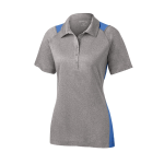 Sport-Tek Women's Heather Colorblock Contender Polo.