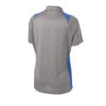 Sport-Tek Women's Heather Colorblock Contender Polo.