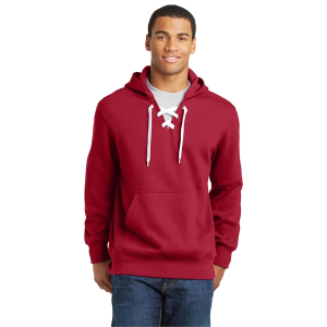 Sport-Tek Lace Up Pullover Hooded Sweatshirt.