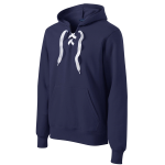 Sport-Tek Lace Up Pullover Hooded Sweatshirt.