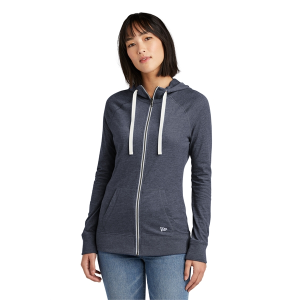 New Era Women's Sueded Cotton Blend Full-Zip Hoodie.