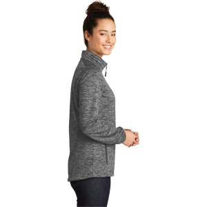 Sport-Tek Women's PosiCharge Electric Heather Soft Shell Jacket