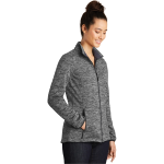 Sport-Tek Women's PosiCharge Electric Heather Soft Shell Jacket