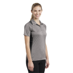 Sport-Tek Women's Heather Colorblock Contender Polo.