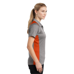 Sport-Tek Women's Heather Colorblock Contender Polo.