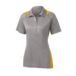 Sport-Tek Women's Heather Colorblock Contender Polo.