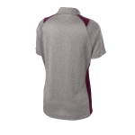 Sport-Tek Women's Heather Colorblock Contender Polo.