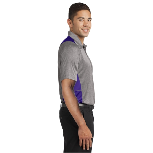 Sport-Tek® Heather Colorblock Contender Polo