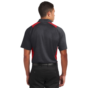 Sport-Tek® Heather Colorblock Contender Polo