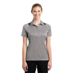 Sport-Tek Women's Heather Colorblock Contender Polo.